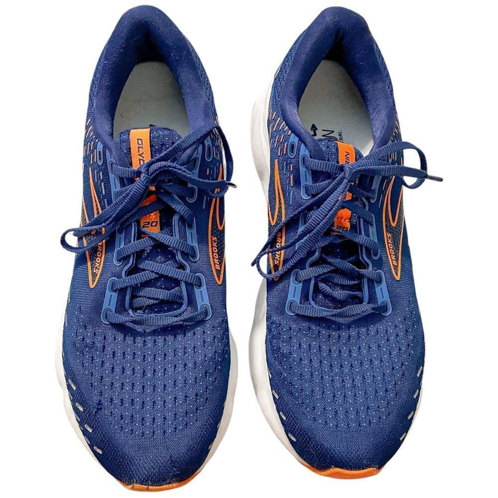 Brooks Glycerin 20 Running Shoes Blue Orange 11 - Picture 2 of 9